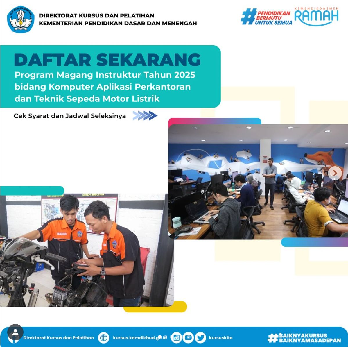 PROGRAM MAGANG INSTRUKTUR LKP TAHUN 2025