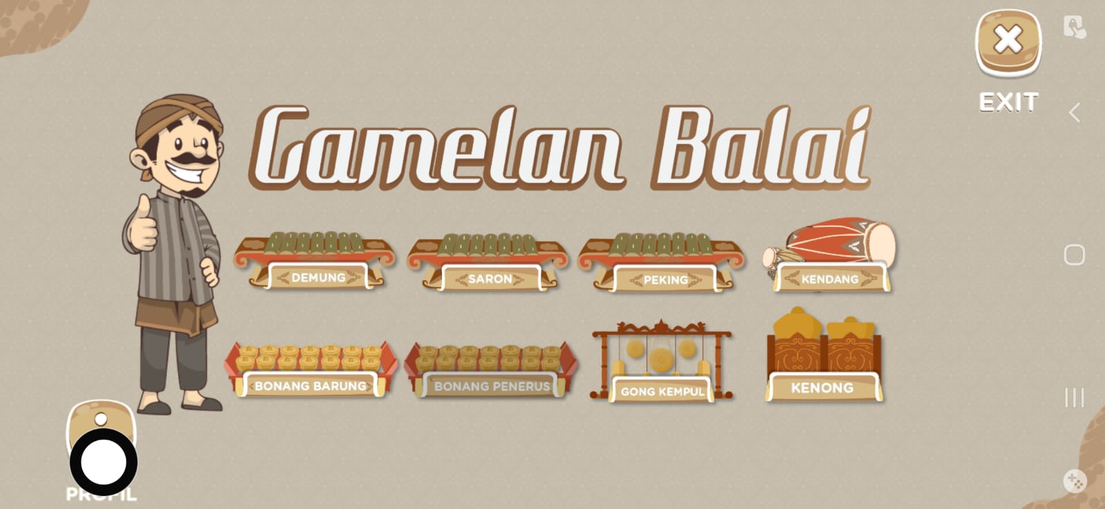 Belajar Gamelan Lebih Mudah dengan Aplikasi Gamelan Balai Hasil Karya Inovasi BBPPMPV Seni dan Budaya