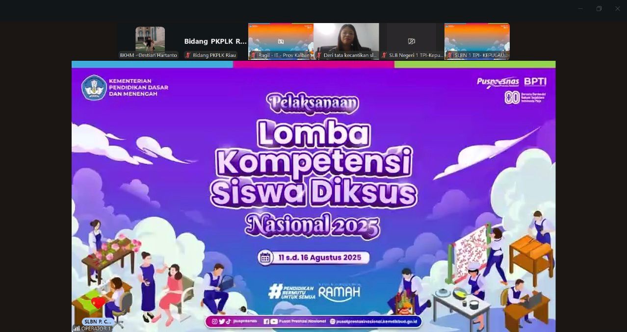 LKS Diksus Tingkat Nasional 2025: Komitmen Kemendikdasmen Dukung Murid Berkebutuhan Khusus Menjadi SDM Unggul