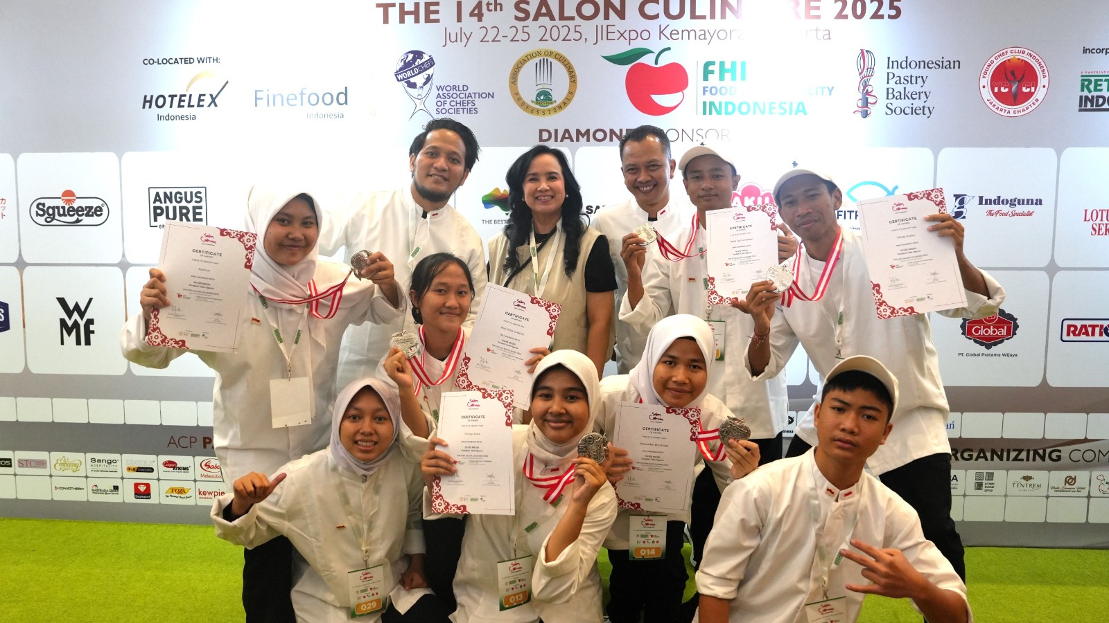 Wakil Indonesia Raih 7 Perak di Ajang Tata Boga Internasional