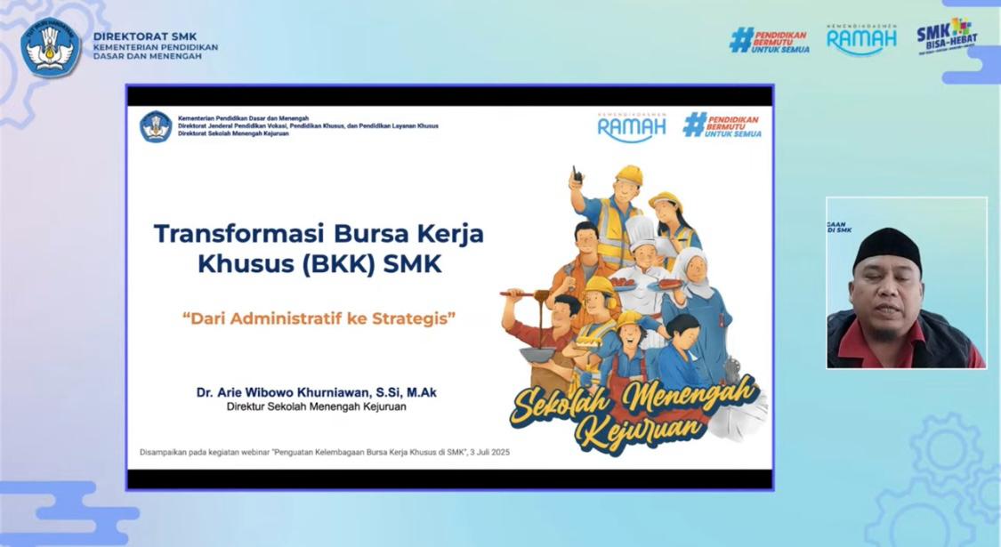Tingkatkan Keterserapan Lulusan SMK dengan Memperkuat Kelembagaan Bursa Kerja Khusus di SMK