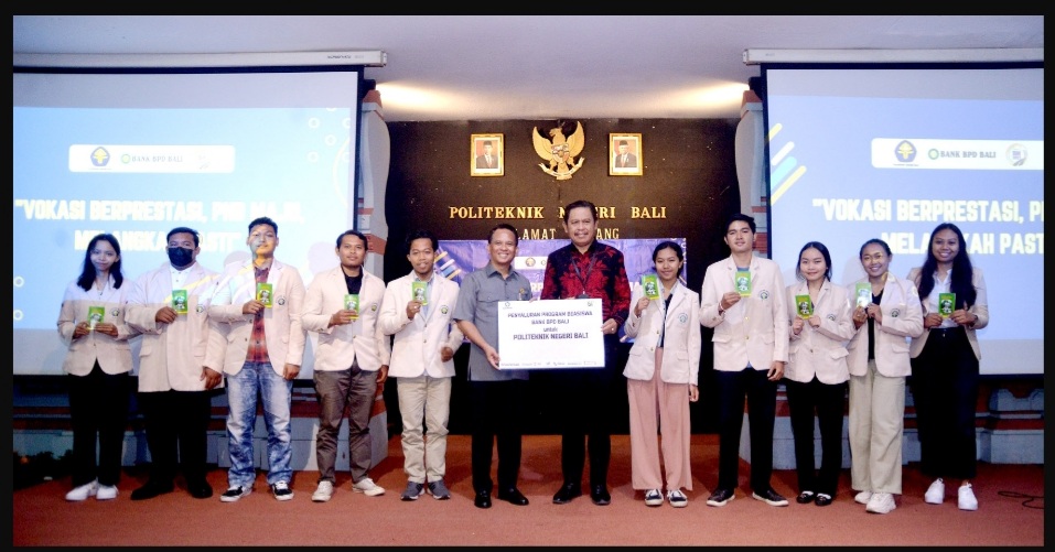 Dukungan Menguat, Bank BPD Bali Salurkan Beasiswa untuk Mahasiswa PNB