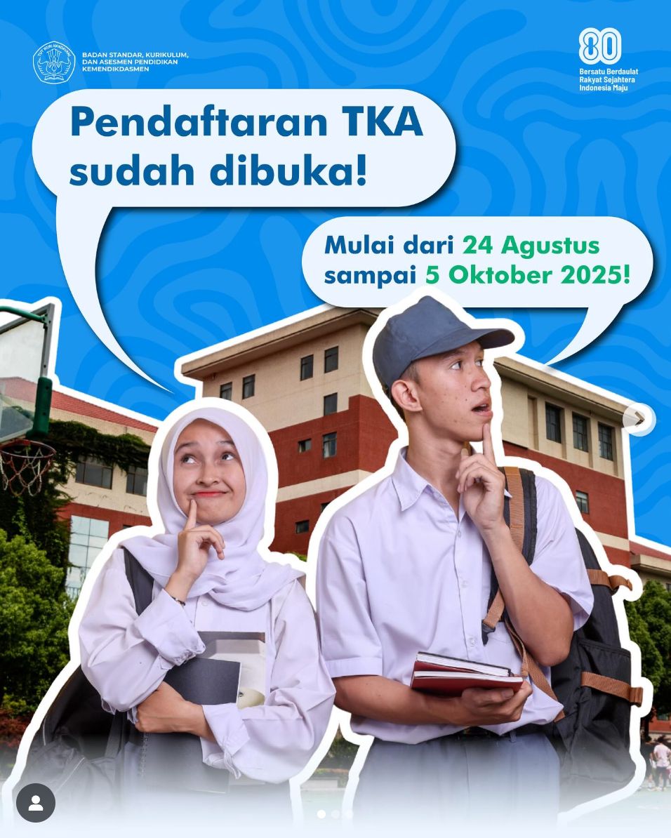 PENDAFTARAN TES KEMAMPUAN AKADEMIK (TKA)