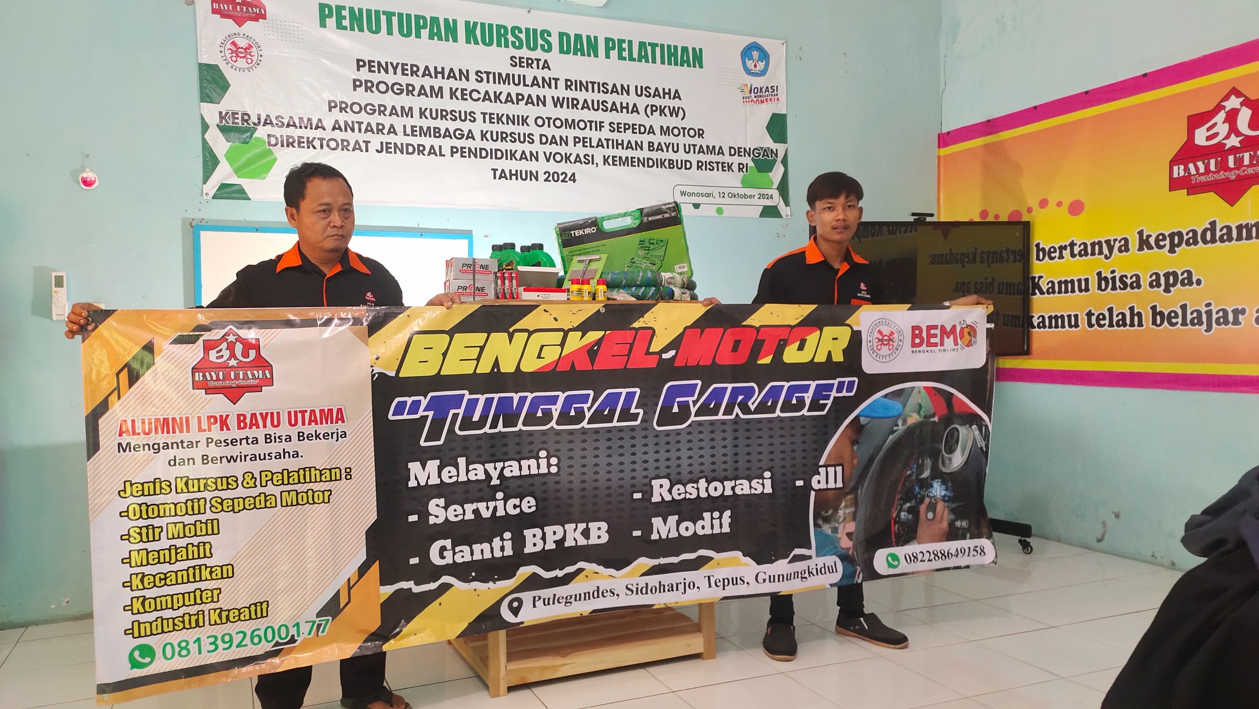 Cerita Alumnus Program PKW: Dari Kerja Serabutan sampai Punya Bengkel Sendiri