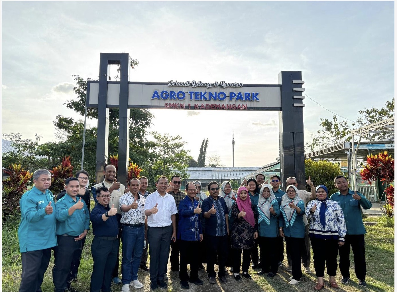 Menyemai Sinergi, Tefa SMKN 1 Kademangan Dukung Program Patok Banding Ketahanan Pangan